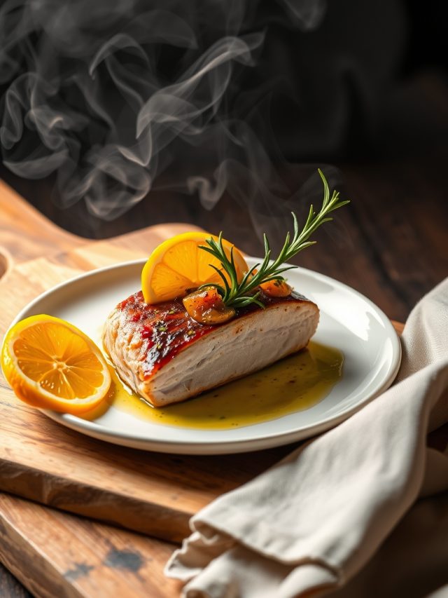 Peito de Peru com Laranja