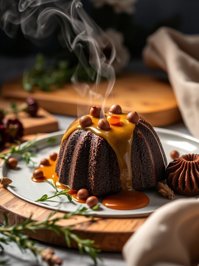 Bolo de Chocolate com Nozes e Caramelo Salgado