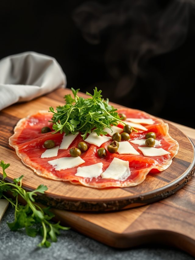 Carpaccio com Alcaparras