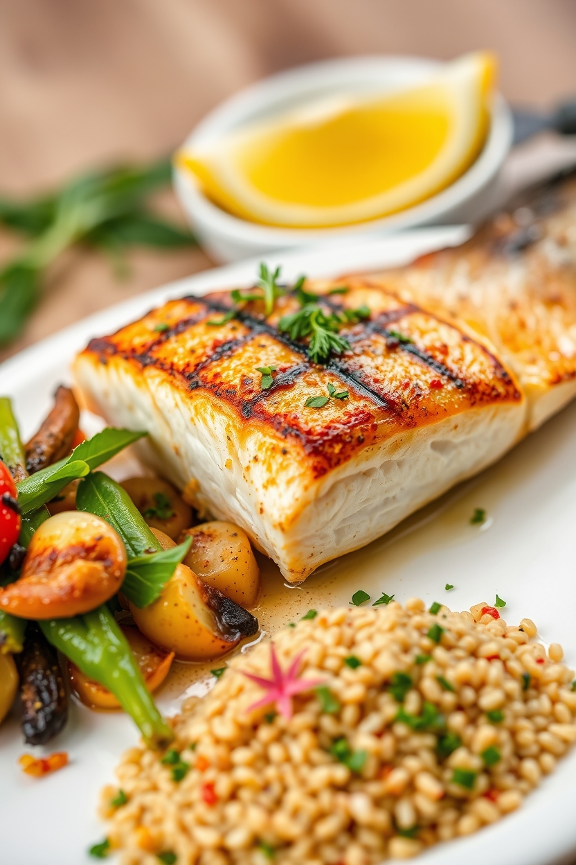 Truta Grelhada com Limão