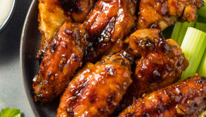 Asas de Frango com Mel - Blog Alhocomalecrim