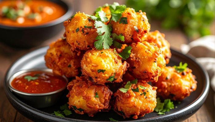 Bolinho Vegetariano de Batata - Blog Alhocomalecrim