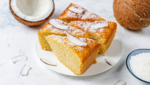 Bolo de Cenoura com Côco - Blog Alhocomalecrim