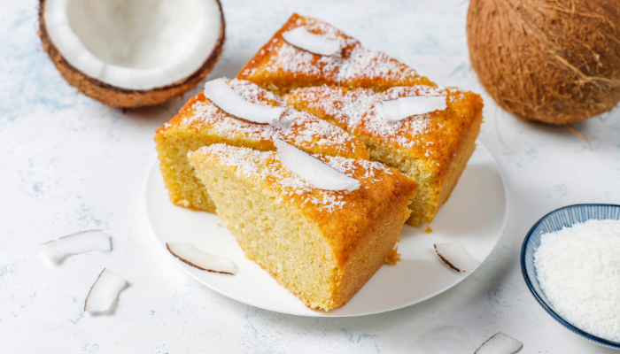 Bolo de Cenoura com Côco - Blog Alhocomalecrim