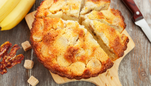 Bolo de fubá com bacon - Blog Alhocomalecrim