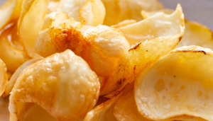 Chips de Caqui Crocantes - Blog Alhocomalecrim