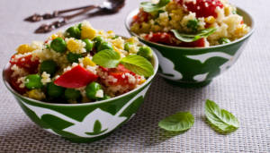 Cuscuz com Legumes Frescos - Blog Alhocomalecrim