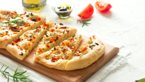 Focaccia na Frigideira - Blog Alhocomalecrim