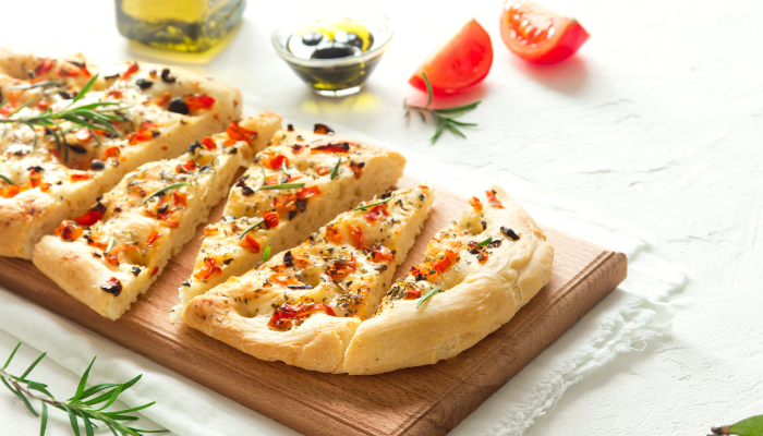 Focaccia na Frigideira - Blog Alhocomalecrim