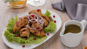 Frango ao Molho de Romã - Blog Alhocomalecrim