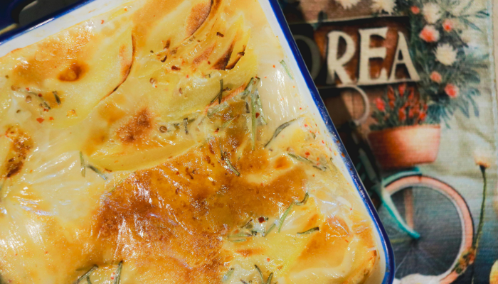 Frango gratinado com legumes - Blog Alhocomalecrim