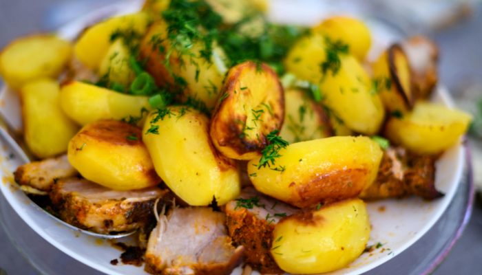 Lombo de Porco com Batata - Blog Alhocomalecrim