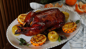 Pato laqueado com mel - Blog Alhocomalecrim