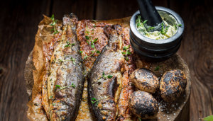 Peixe na Manteiga e Ervas - Blog Alhocomalecrim