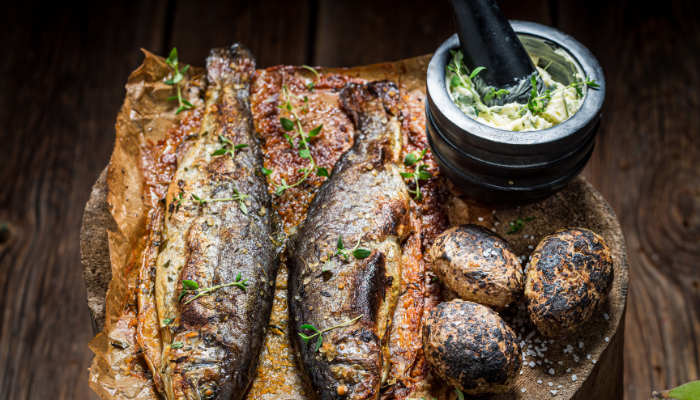 Peixe na Manteiga e Ervas - Blog Alhocomalecrim