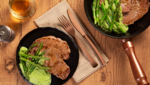 Picanha com Creme de Aspargos - Blog Alhocomalecrim