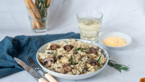 Risoto de Cogumelos com Alecrim - Blog Alhocomalecrim