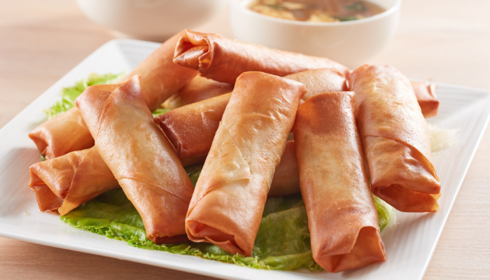 Rolinho Primavera com Vegetais - Blog Alhocomalecrim