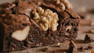 Torta de chocolate com nozes - Blog Alhocomalecrim