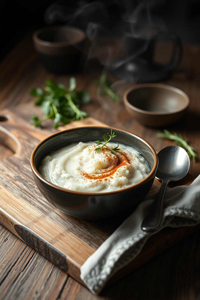 Mingau de Arroz Escandinavo