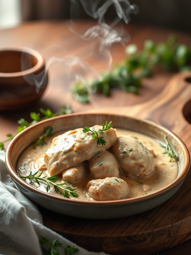 Frango Cremoso Simples