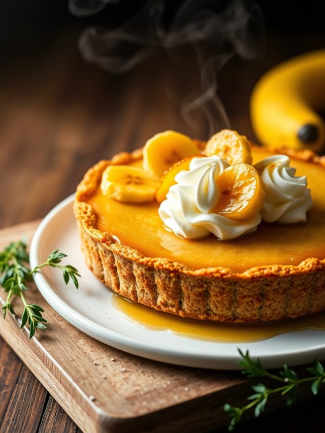 Torta banoffe de chocolate com banana