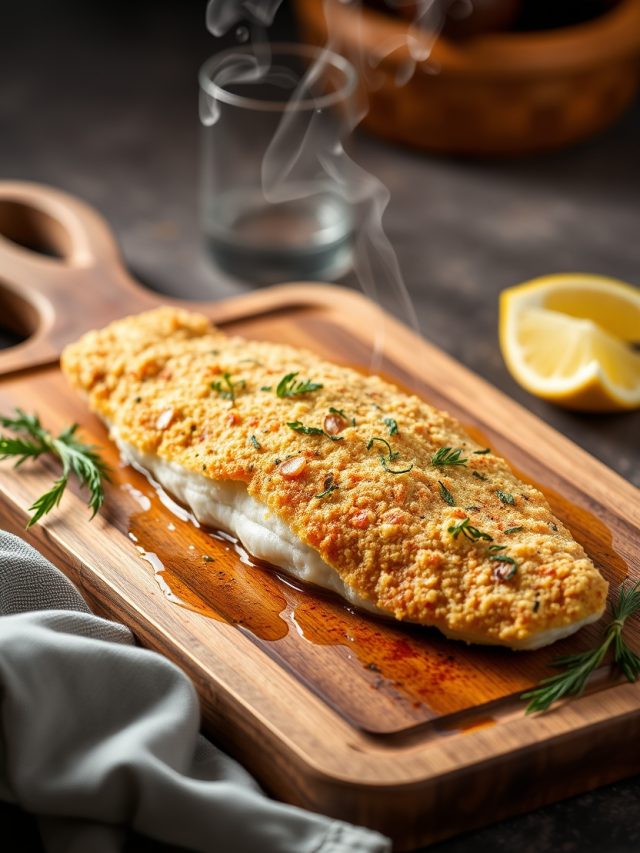 File De Truta Empanado Crocante