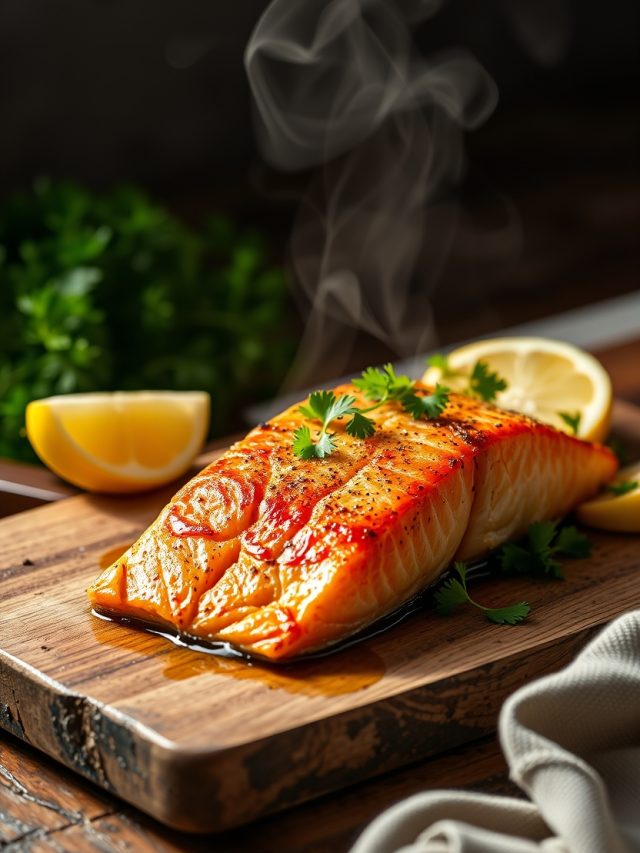 Salmão Dourado na Manteiga