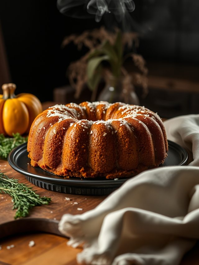 Bolo de Abóbora com Coco