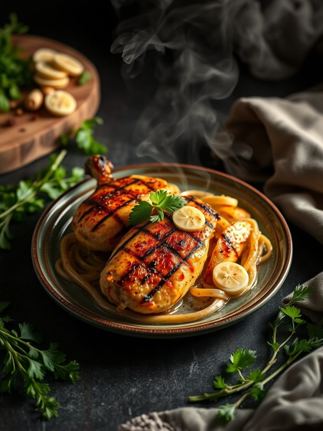 Frango Grelhado com Gengibre