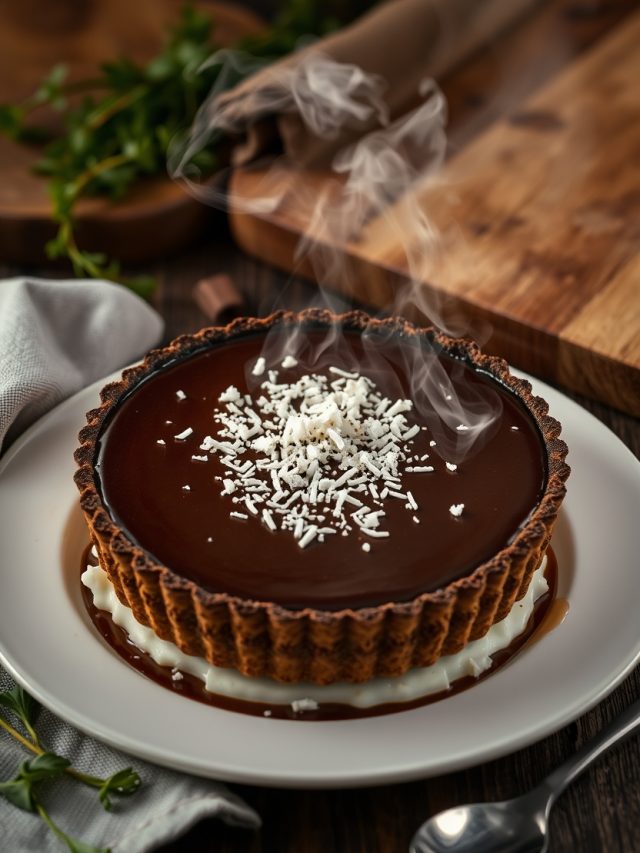 Torta de Chocolate e Coco