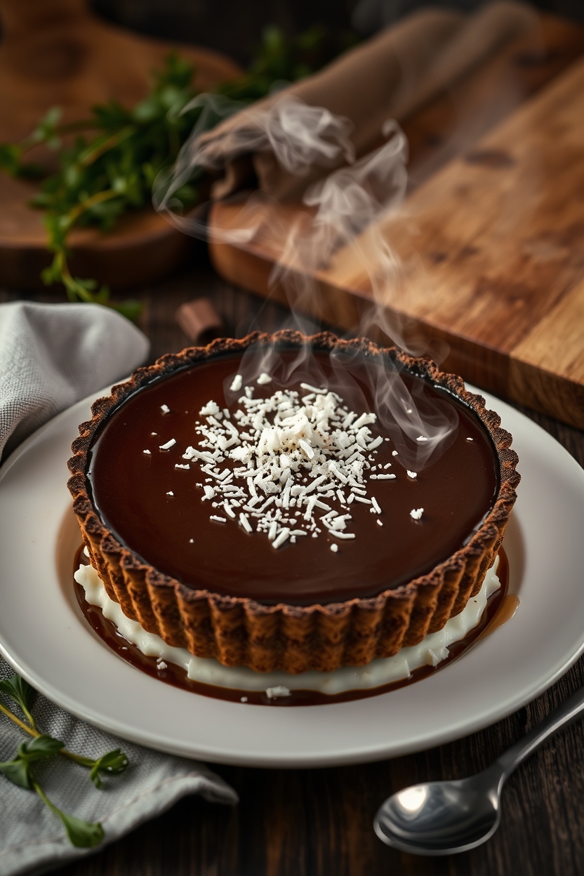 Torta de Chocolate e Coco