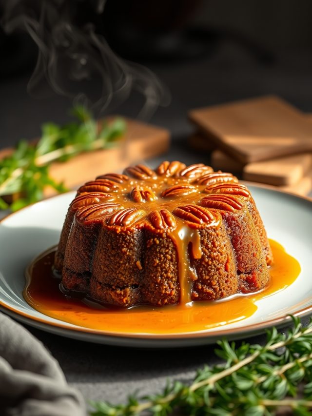 Bolo de Caramelo com Pecã