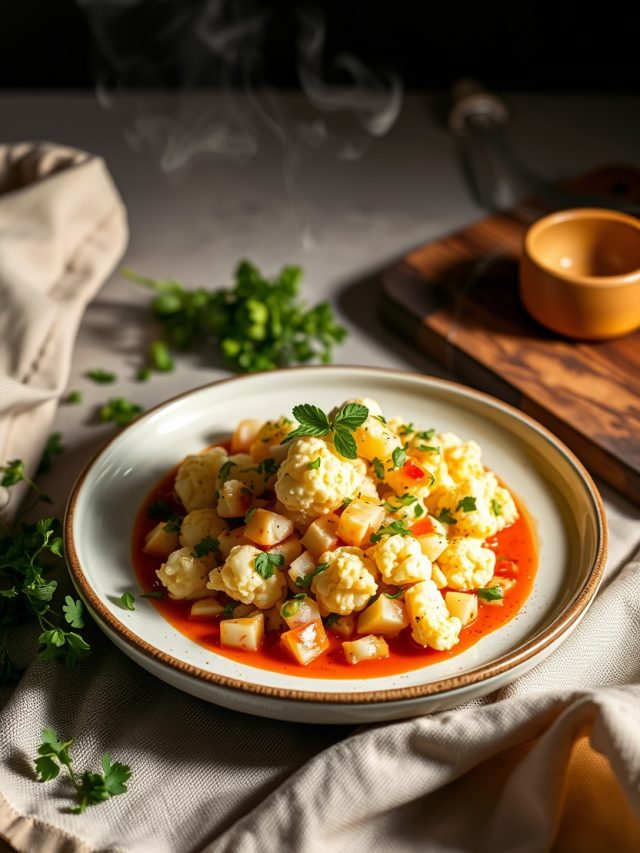 Ceviche de Couve-Flor ao Limão
