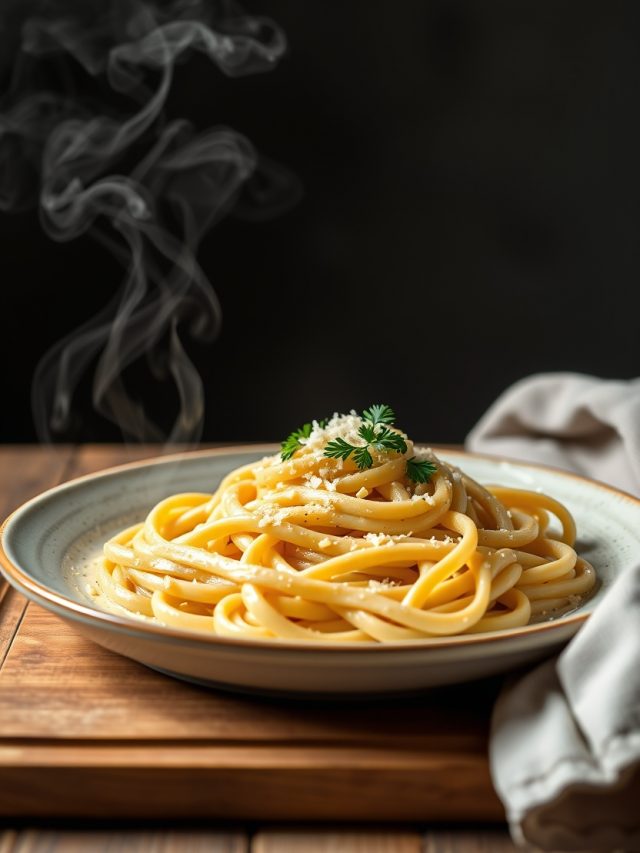 Fettuccine com Molho Branco