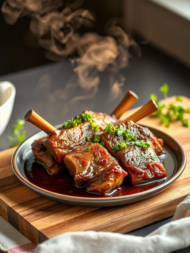 Costela Assada com Caldo