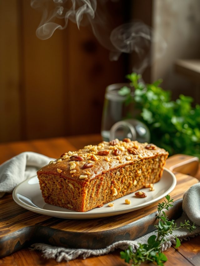 Pão de Banana com Castanhas