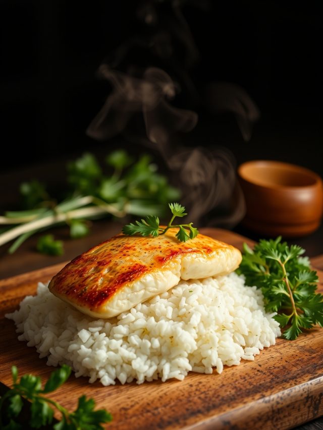 Peixe com Arroz de Coco