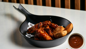 Asas de Frango ao BBQ - Blog Alhocomalecrim