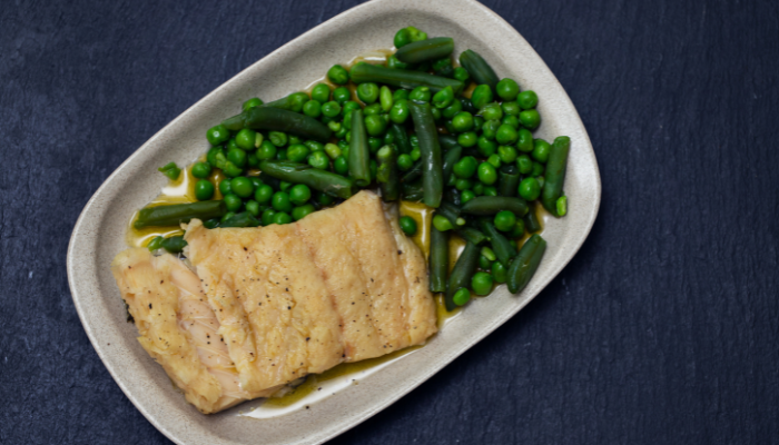 Bacalhau com ervilhas - Blog Alhocomalecrim