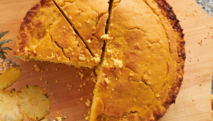 Bolo de Fubá com Abacaxi - Blog Alhocomalecrim