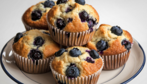 Muffins de Blueberry - Blog Alhocomalecrim