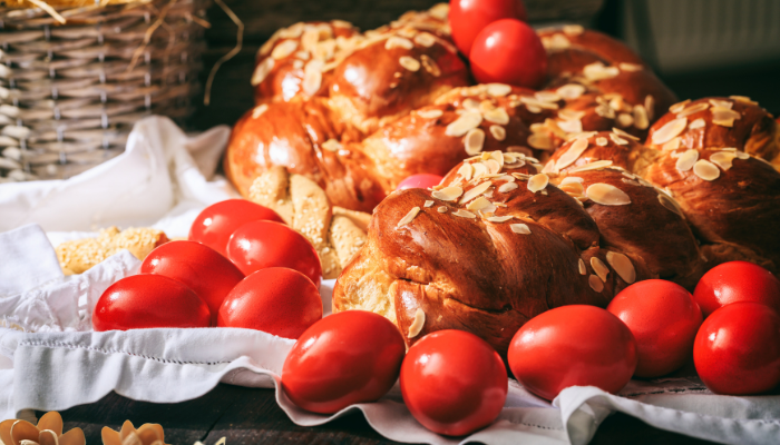 Pão de Páscoa Tradicional - Blog Alhocomalecrim