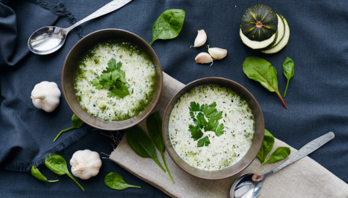Sopa de Abobrinha com Alho - Blog Alhocomalecrim