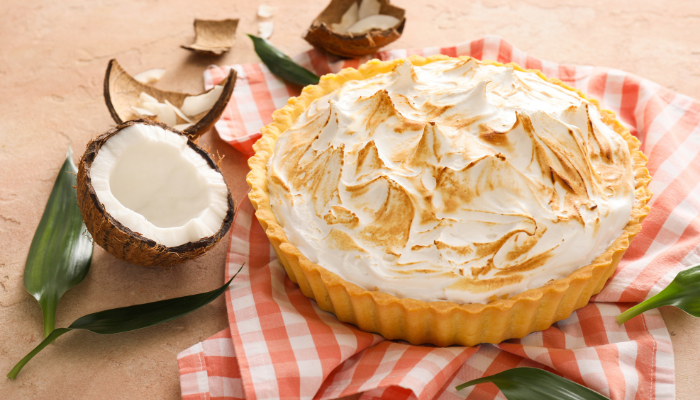 Torta Cremosa de Coco - Blog Alhocomalecrim
