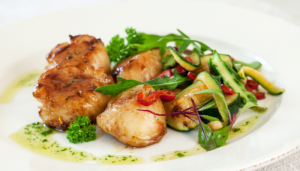 Vieiras com Legumes - Blog Alhocomalecrim