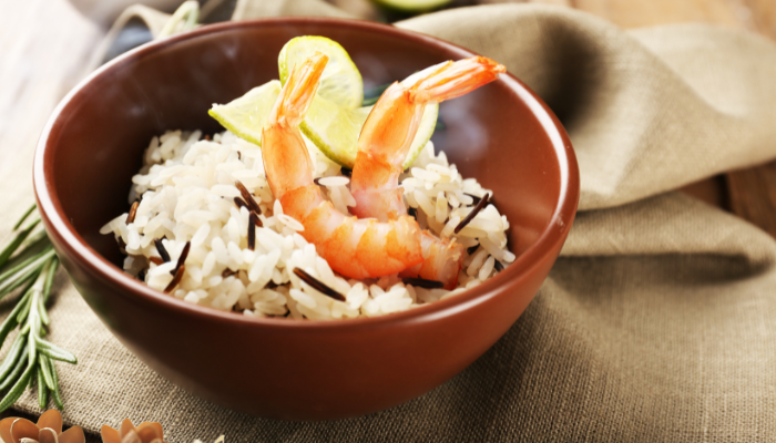 Arroz com camarão - Blog Alhocomalecrim