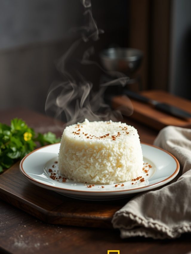 Bolo de Tapioca e Côco