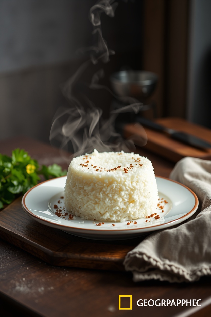 Bolo de Tapioca e Côco