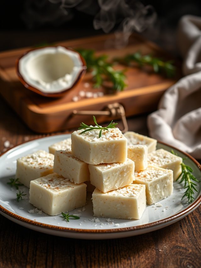 Deliciosa cocada de corte